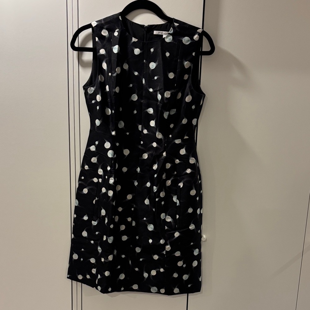Diane von Furstenberg black silk dress size 2